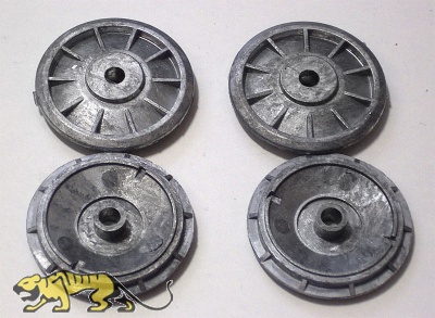 Metal Idler Wheels-Set for the Bandai Tiger I, 1:15