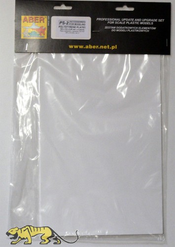 Polystrolplatten 0,50 mm 4 St�ck pro Set
