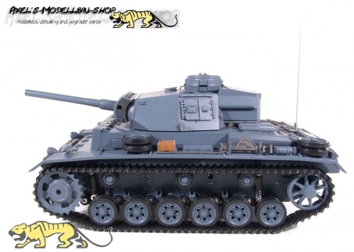 Panzerkampfwagen III Ausf. L RC-Fertigmodell BB (Panzergrau)