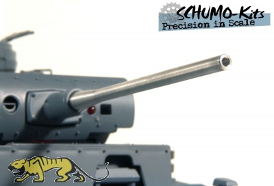 Aluminiumgesch�tzrohr f�r Heng Long Panzerkampfwagen III