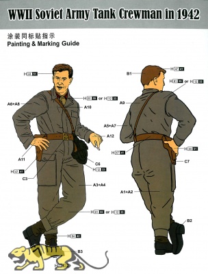 WWII Russicher Panzersoldat, 1942