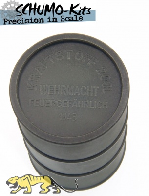 Beschriftungen und Verschl�sse f�r Benzinf�sser 200L Wehrmacht