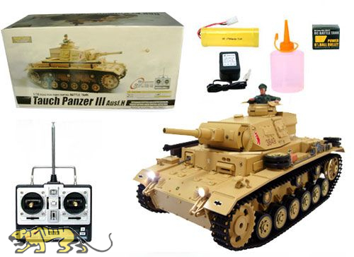 Panzerkampfwagen III Ausf. H RC-Fertigmodell BB (Dunkelgelb)