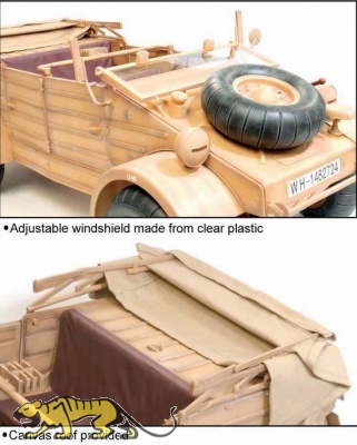 1:6 Scale VW Type 82 K�belwagen Afrikakorps (DAK)