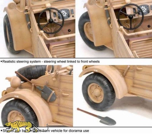 1:6 Scale VW Type 82 K�belwagen Afrikakorps (DAK)