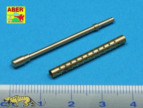 U.S. Cal. 30 MG Browning M-1919 A4 - Messing gedreht