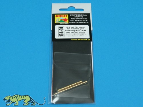U.S. Cal. 30 MG Browning M-1919 A4 - Messing gedreht