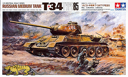 T-34/85 - Tamiya, 1:25