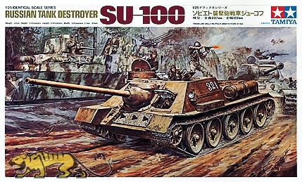 Russischer Panzerj�ger SU-100, Tamiya - 1:25