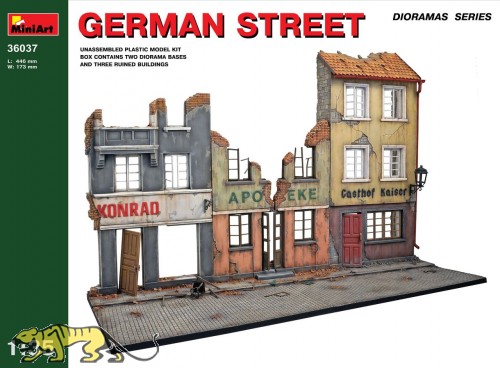 German Street Diorama