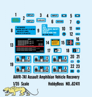 U.S. AAVR-7A1 Assault Amphibian Vehicle Recovery