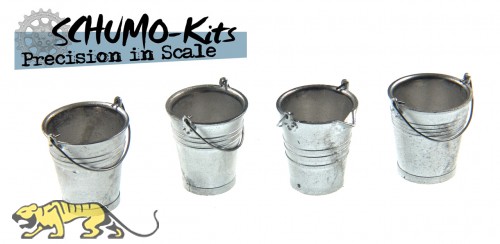Eimer-Set 1:16 - 4 St�ck mit B�gel