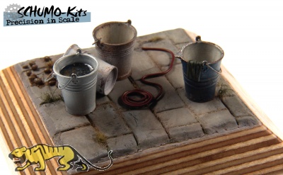 Eimer-Set 1:16 - 4 St�ck mit B�gel