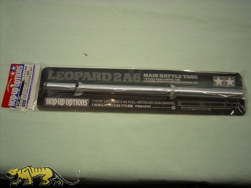 Leopard 2A6 Tamiya Aluminium Gesch�tzrohr mit W�rmeschutzmantel