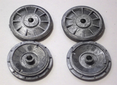 Metal Idler Wheels-Set for the Bandai Tiger I, 1:15