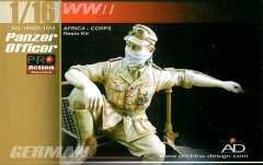 Panzersoldat Afrika Korps - Bausatz Resin