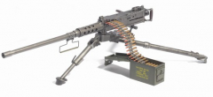 U.S. M2 .50cal Browning Machine Gun mit Dreibein