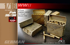 Munitionskisten f�r 3,7 cm PaK 35/36 Resin - 6 St�ck
