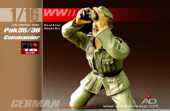 Kommandant f�r 3,7cm PaK 35/36 - Figurenbausatz Resin