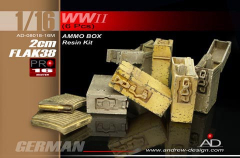 Munitionskisten f�r 2 cm FlaK 38 Resin - 6 St�ck