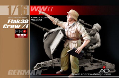 Flakhelfer f�r 2 cm FlaK 38 - Figurenbausatz Resin