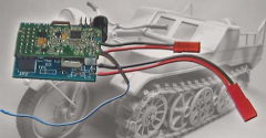Fahrtregler und Empf�nger f�r Sd.Kfz. 2 kleines Kettenkrad