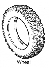Rubber Wheel for AD / XION Sd.Kfz. 222 / 223