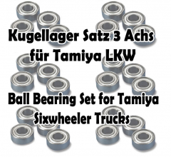 Ball Bearing Set for Tamiya Trucks - Sixwheeler