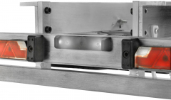 License plate mount, lightened