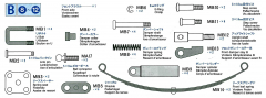 Metal Parts Bag B (MB1-MB14) for 56305, 56307, 56312, 56318