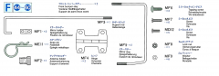 Metal Parts Bag F (MF1-MF9) for Tamiya 56305