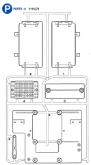 P Parts (P1-P6) for Tamiya Volvo FH12 (56312) 1:14,5