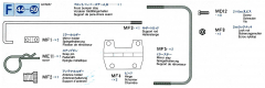 Metal Parts Bag F (MF1-MF8) for Tamiya Volvo FH12 (56312) 1:14,5