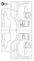 K Parts (K1-K6) for Tamiya Scania R470 Highline (56318) 1:14,5