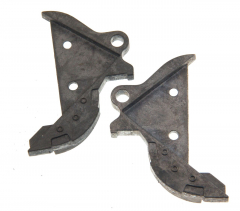 Tamiya K�nigstiger Wannenfrontst�cke aus Metall - D10 & D11
