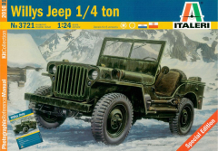 Willys Jeep 1/4 ton US 4x4 Truck - 1:24 Italeri