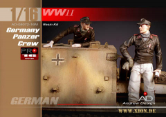 Deutsche Panzerbesatzung - Bausatz Resin