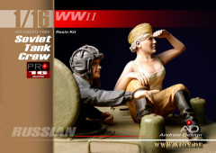 Russische Panzerbesatzung - Bausatz Resin