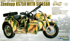 Deutsche Wehrmacht KS750 mit Beiwagen und Anh�nger