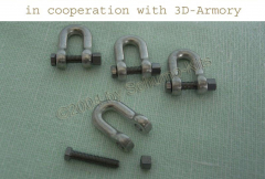 Metal tow shackle set for King Tiger