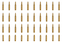 German 7.92 mm Ammunition - Bullet (x30) and Cartridge (x10)