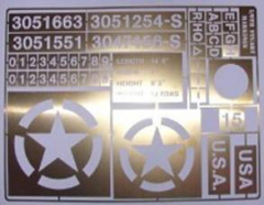 Marking Stencil for M5A1 Stuart