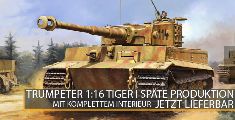 Trumpeter 00945 Tiger I Ausf. E - späte Produktion - 1:16