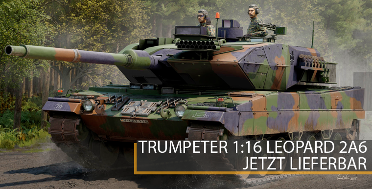 Trumpeter 00966 - Leopard 2A6 - 1:16