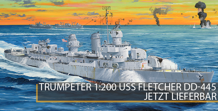 Trumpeter 03723 - USS Fletcher DDG-445 - 1:200