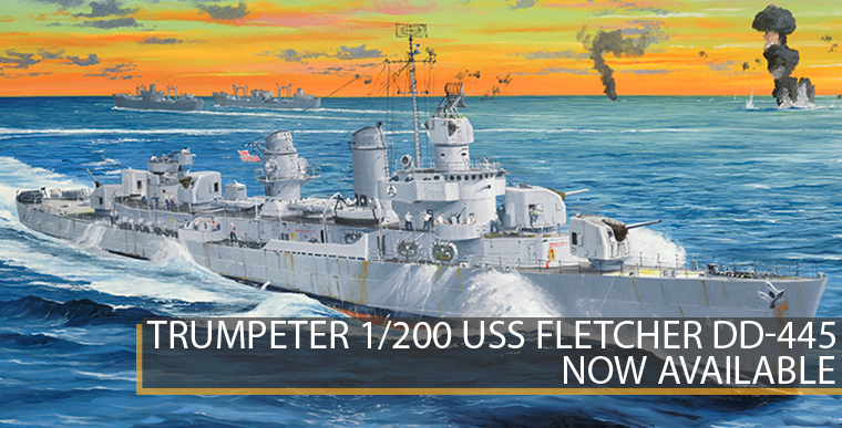 Trumpeter 03723 - USS Fletcher DDG-445 - 1/200