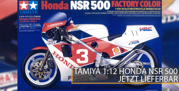 Tamiya 14099 - Honda NSR 500 - Factory Color - 1:12