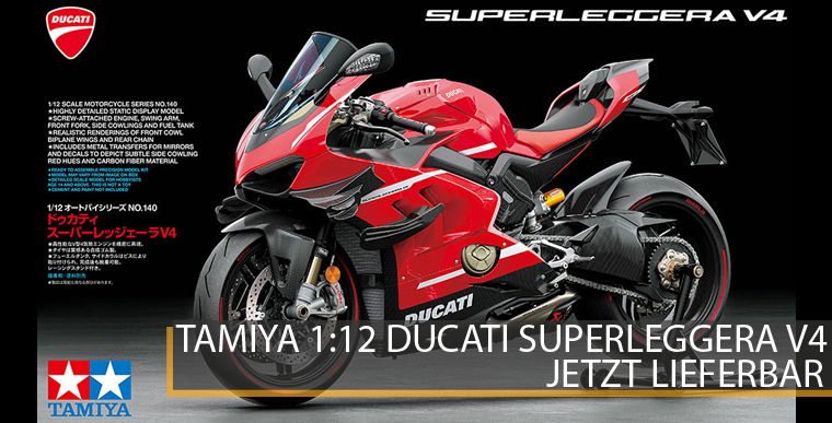 Tamiya 14140 Ducati Superleggera V4 - 1:12