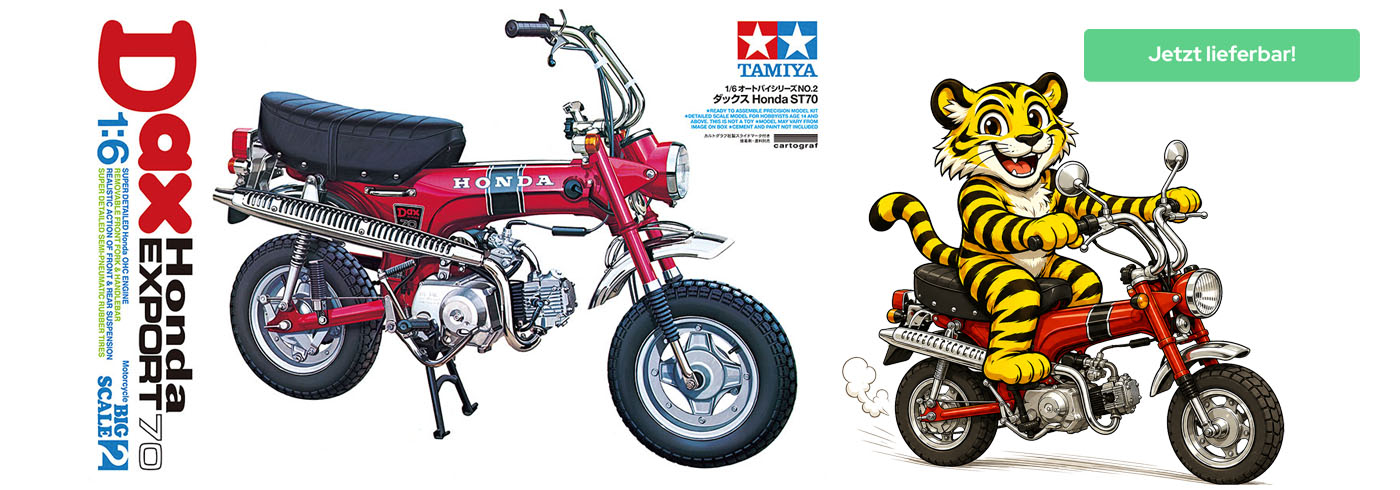 Tamiya 16002 Honda Dax Export - 1:6