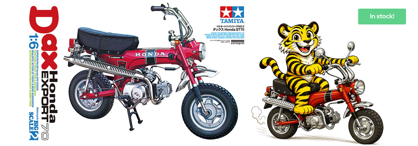 Tamiya 16002 Honda Dax Export - 1/6